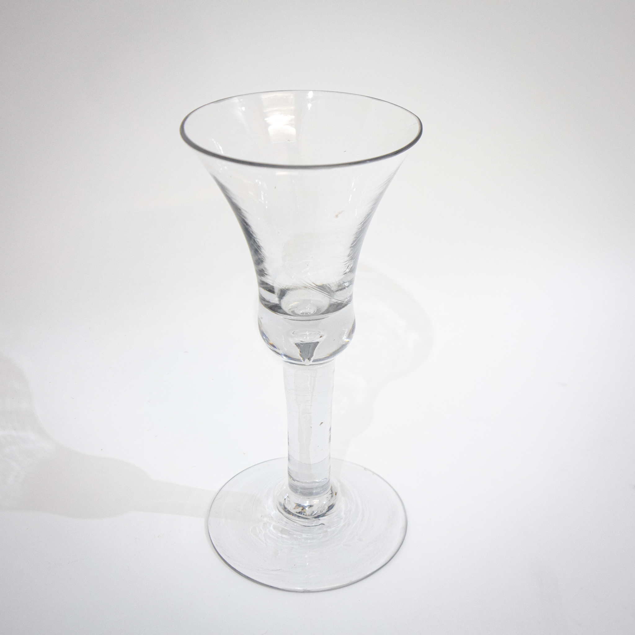 Early Georgian Teardrop Wine Glass