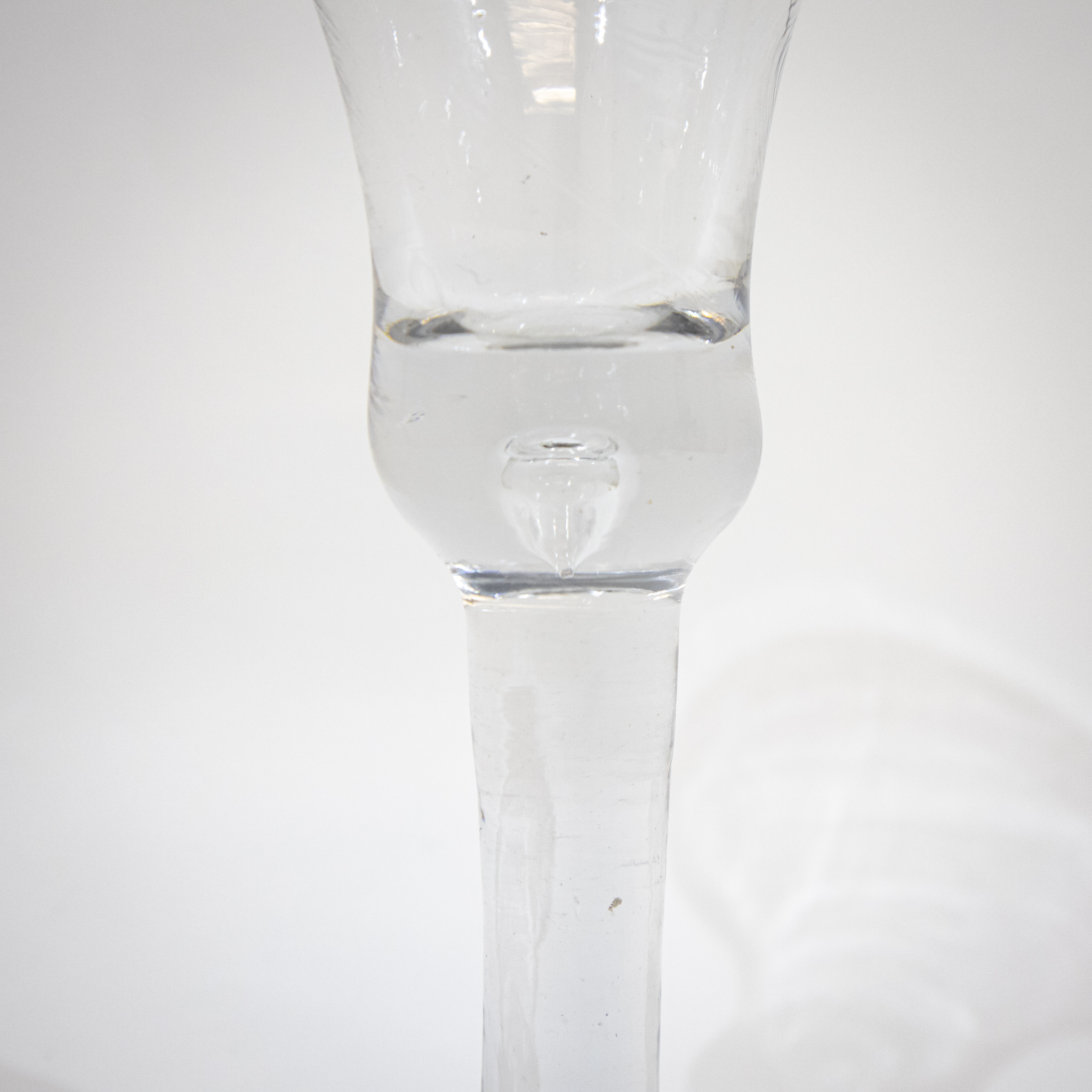 Early Georgian Teardrop Wine Glass