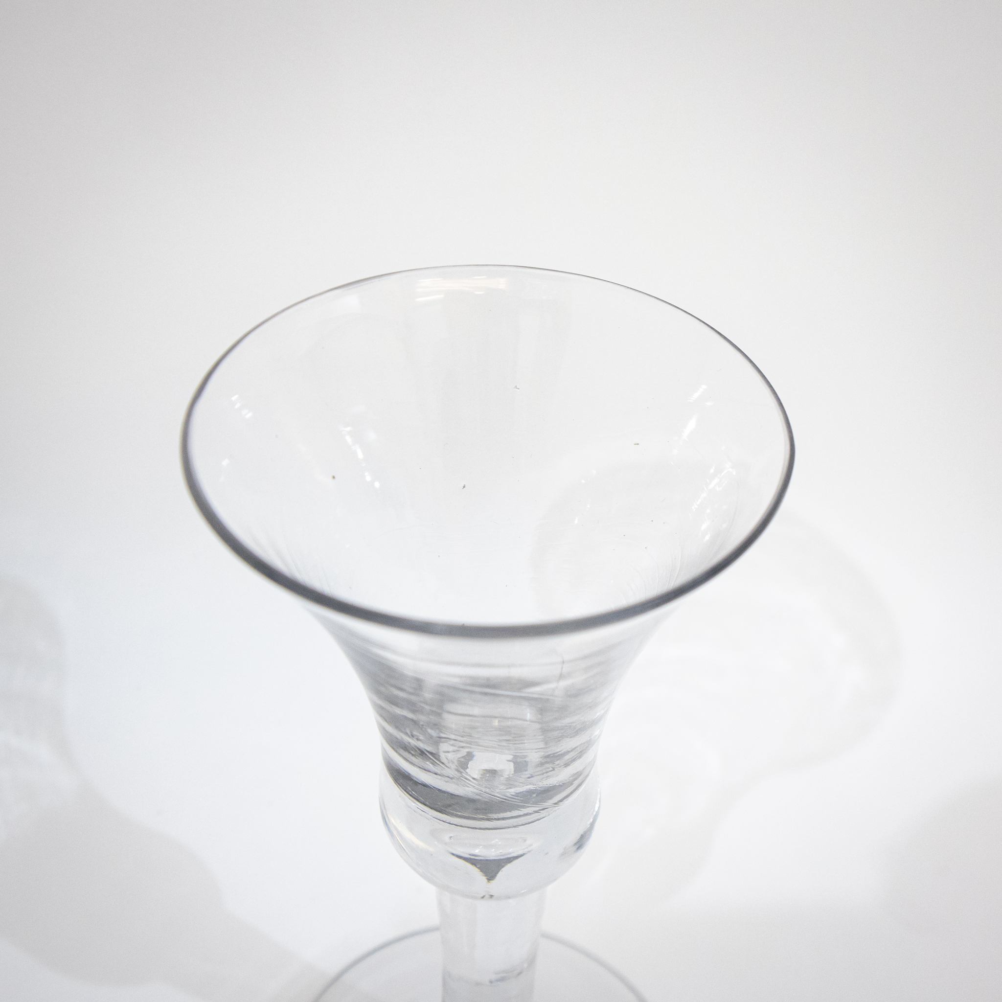 Early Georgian Teardrop Wine Glass