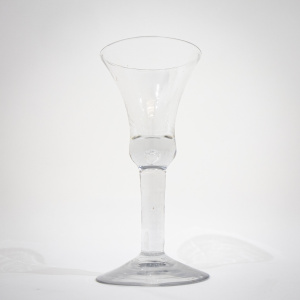 Early Georgian Teardrop Wine Glass