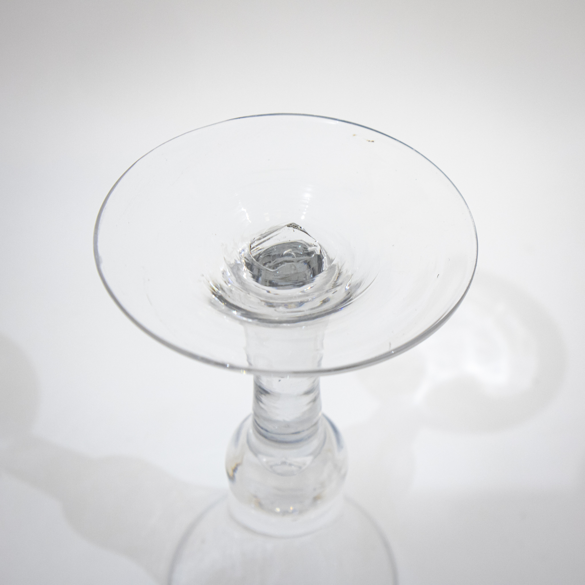 Early Georgian Teardrop Wine Glass