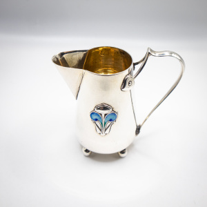 Stunning Art Nouveau Silver Bachelor Trio