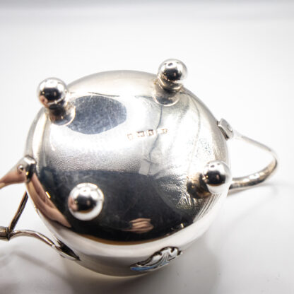 Art Nouveau Aspreys Christopher Dresser Silver Milk & Sugar - Image 2