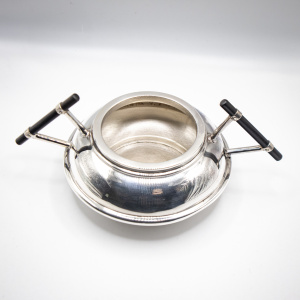 Art Nouveau Aspreys Christopher Dresser Silver Milk & Sugar