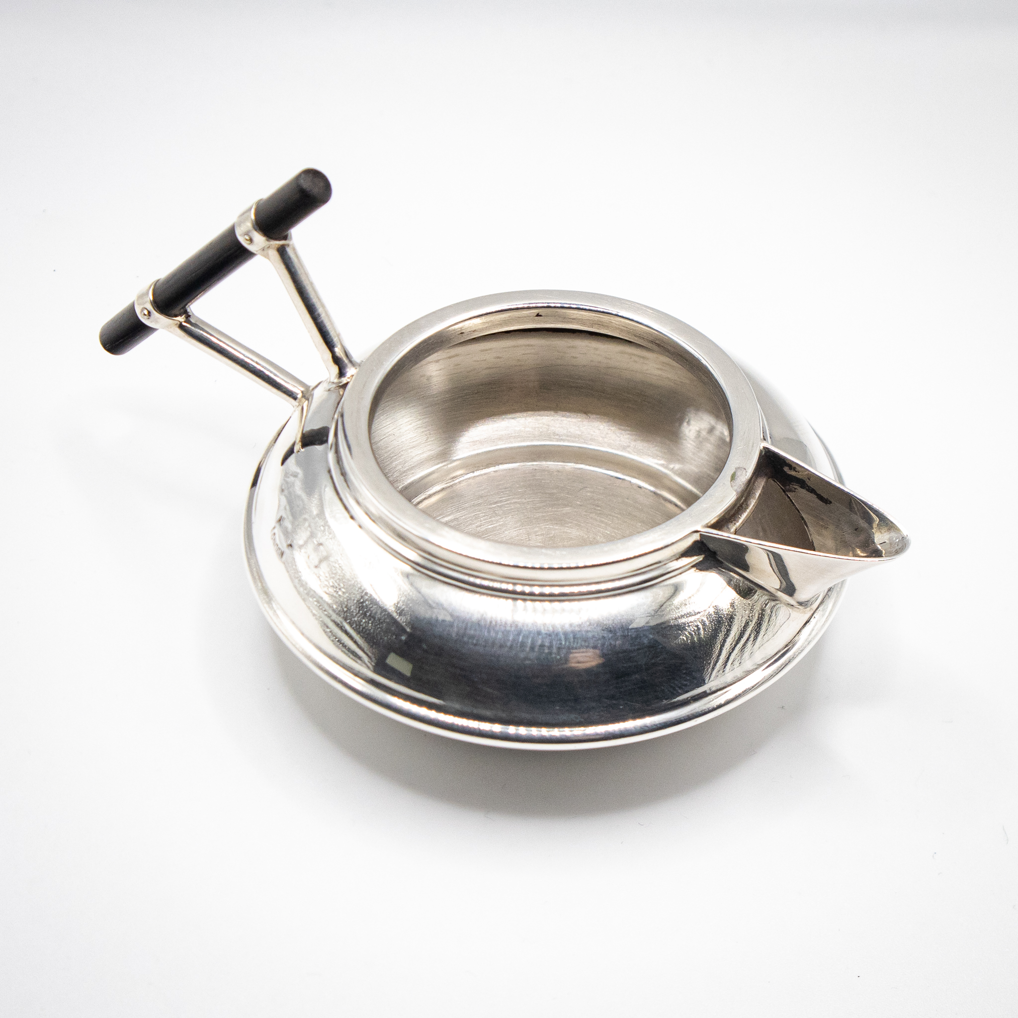 Art Nouveau Aspreys Christopher Dresser Silver Milk & Sugar