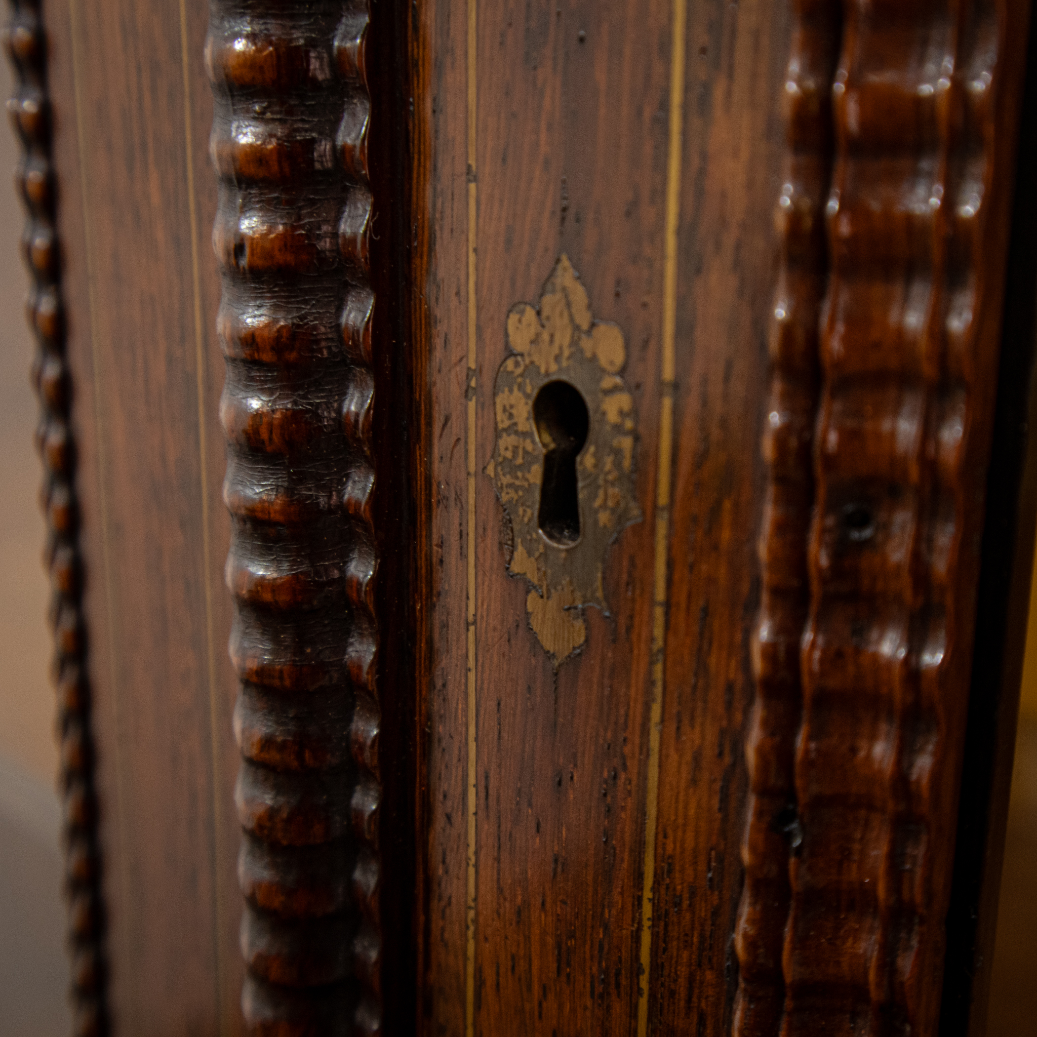 Dutch Rosewood Bureau Bookcase