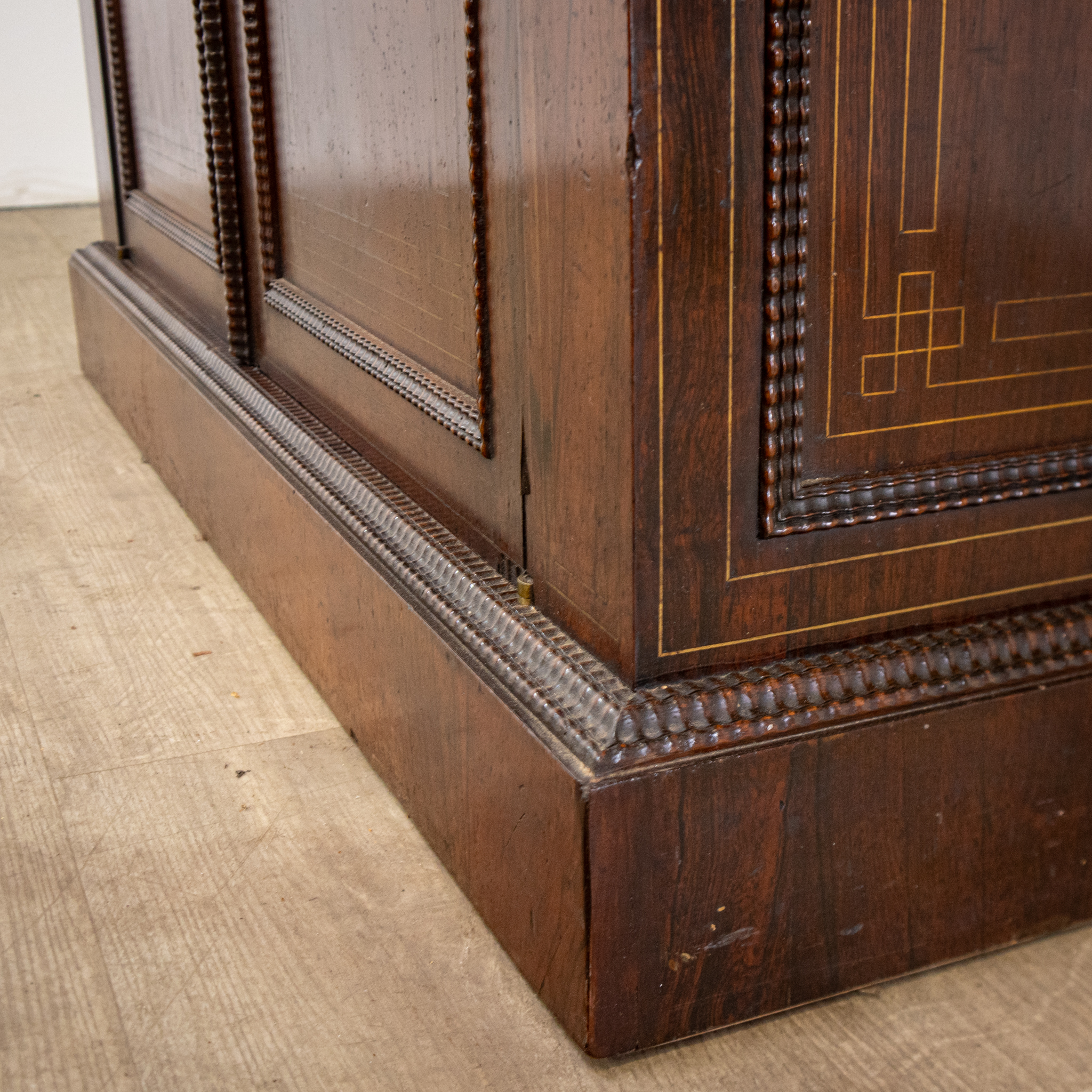 Dutch Rosewood Bureau Bookcase