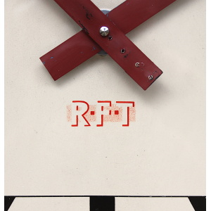 Vintage Square Wall Clock By RFT, 1950s
