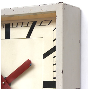 Vintage Square Wall Clock By RFT, 1950s