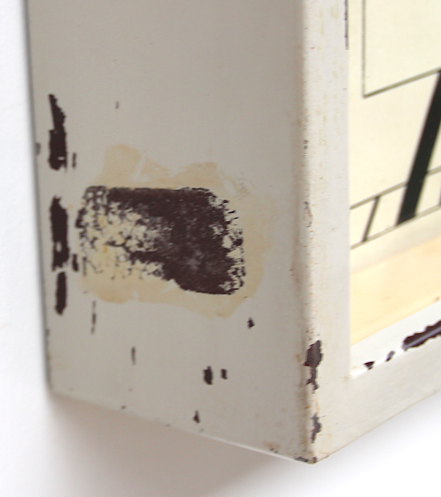 Vintage Square Wall Clock By RFT, 1950s