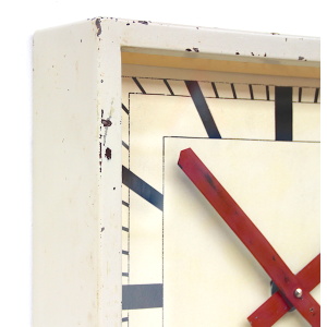 Vintage Square Wall Clock By RFT, 1950s