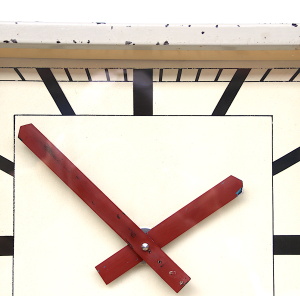 Vintage Square Wall Clock By RFT, 1950s