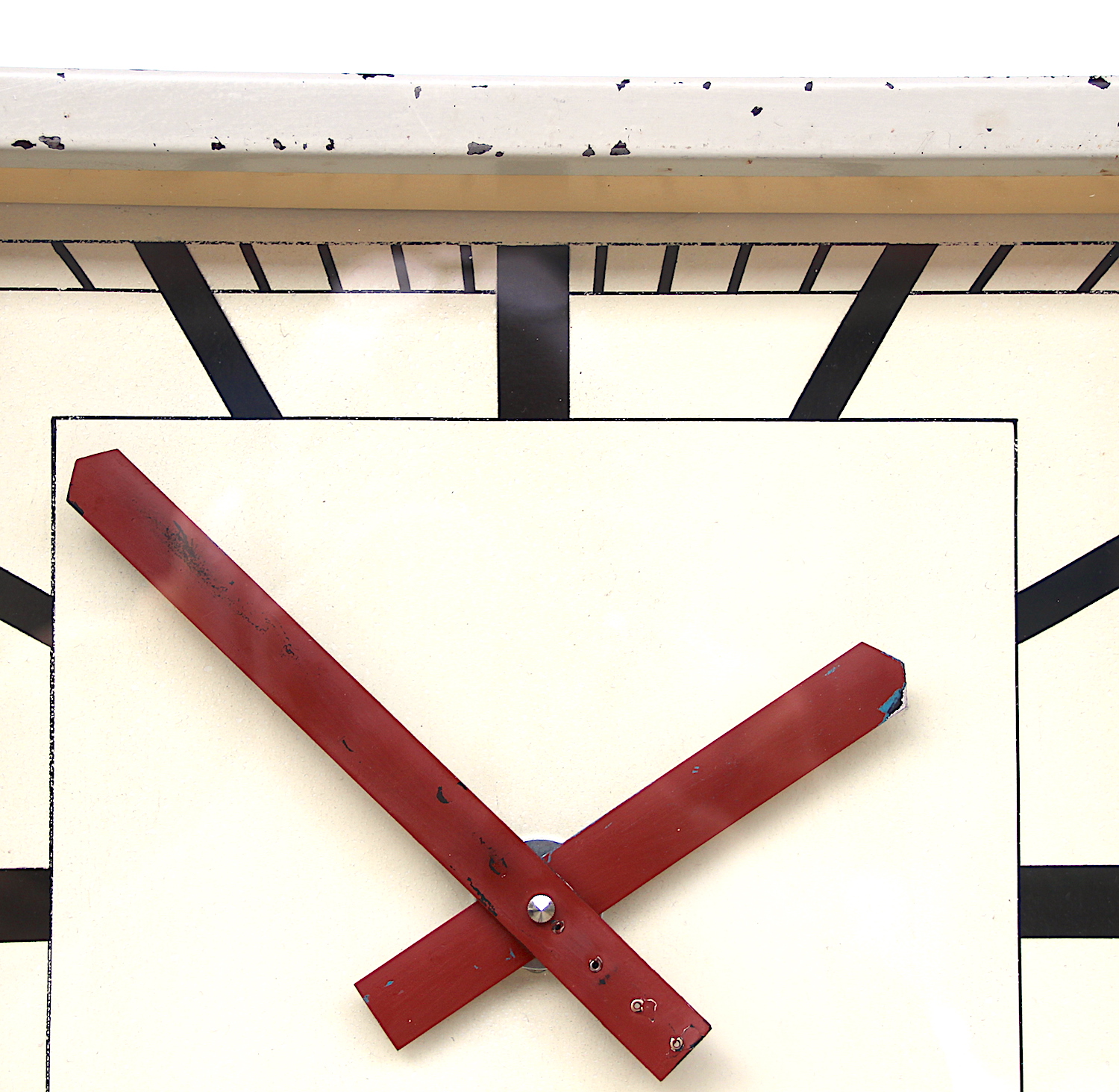 Vintage Square Wall Clock By RFT, 1950s