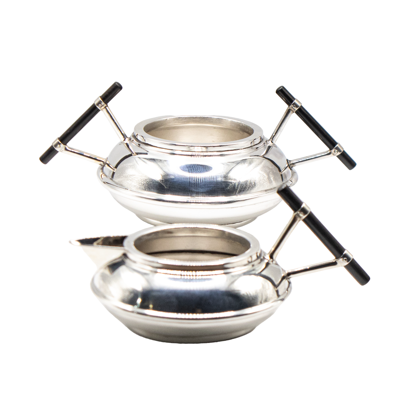 Art Nouveau Aspreys Christopher Dresser Silver Milk & Sugar