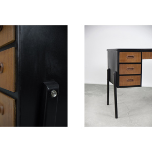 Vintage Swedish Mid-Century Modern Teak Desk, 1960s