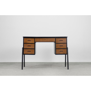 Vintage Swedish Mid-Century Modern Teak Desk, 1960s