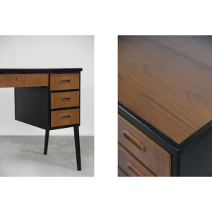 Vintage Swedish Mid-Century Modern Teak Desk, 1960s