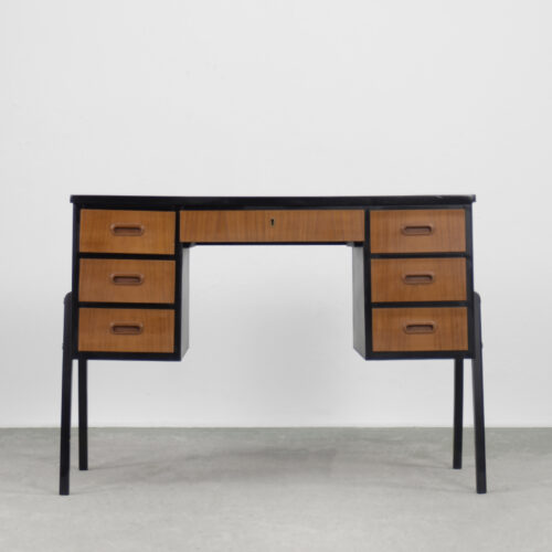 Vintage Swedish Mid-Century Modern Teak Desk, 1960s