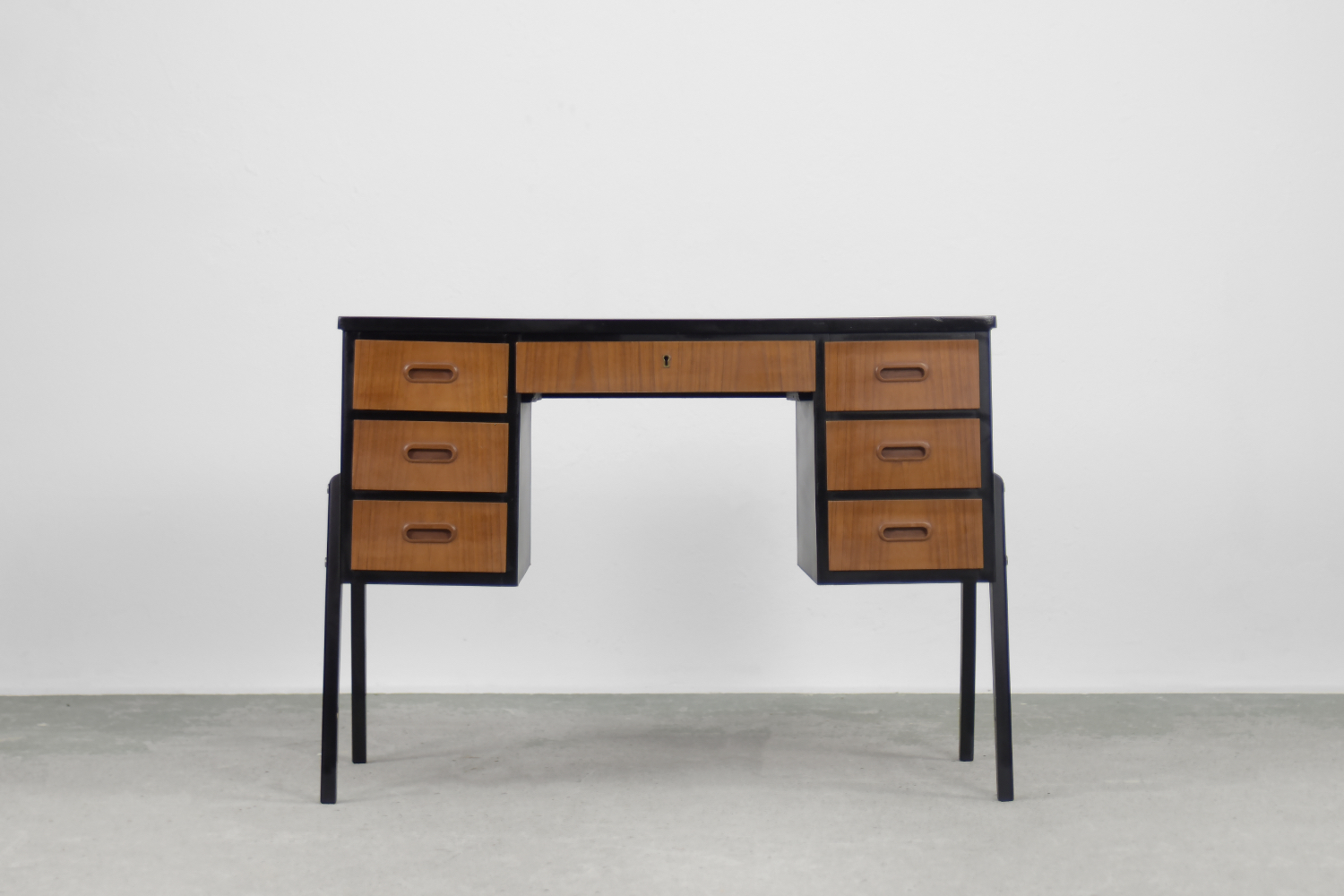 Vintage Swedish Mid-Century Modern Teak Desk, 1960s