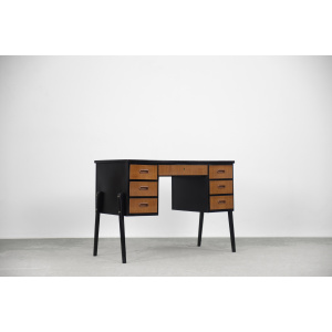 Vintage Swedish Mid-Century Modern Teak Desk, 1960s