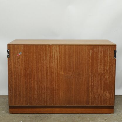 Teak Tambour Door Record Cabinet By Kai Kristiansen, 1960s - Image 9