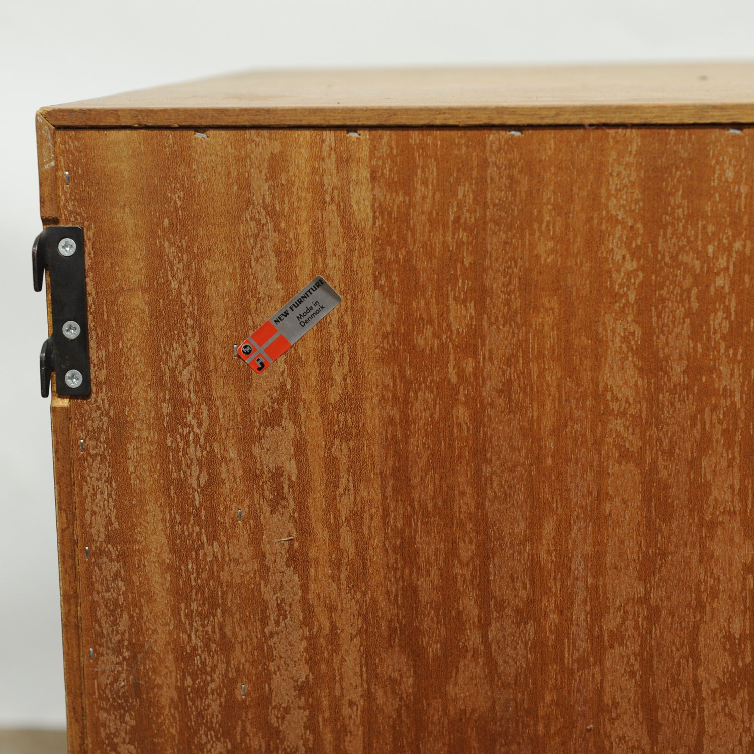 Teak Tambour Door Record Cabinet By Kai Kristiansen, 1960s