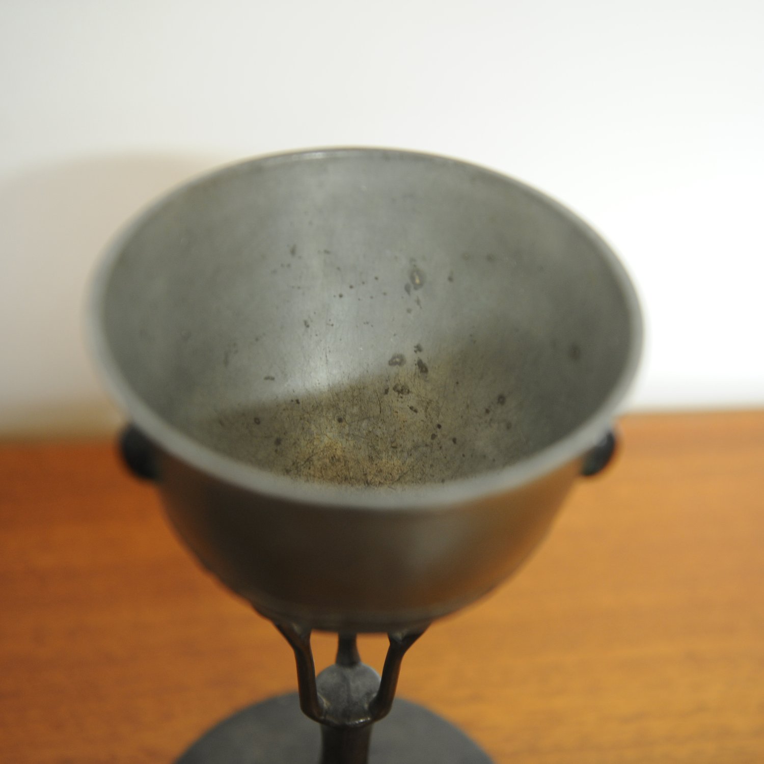 Art Nouveau Pewter Ornamental Vase Stamped B&G Imperial Zinn, 1900