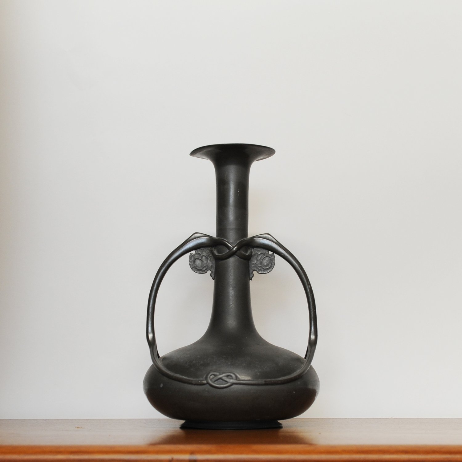 Tudric Pewter Twin Handled Vase By Archibald Knox For Liberty And Co, 1905