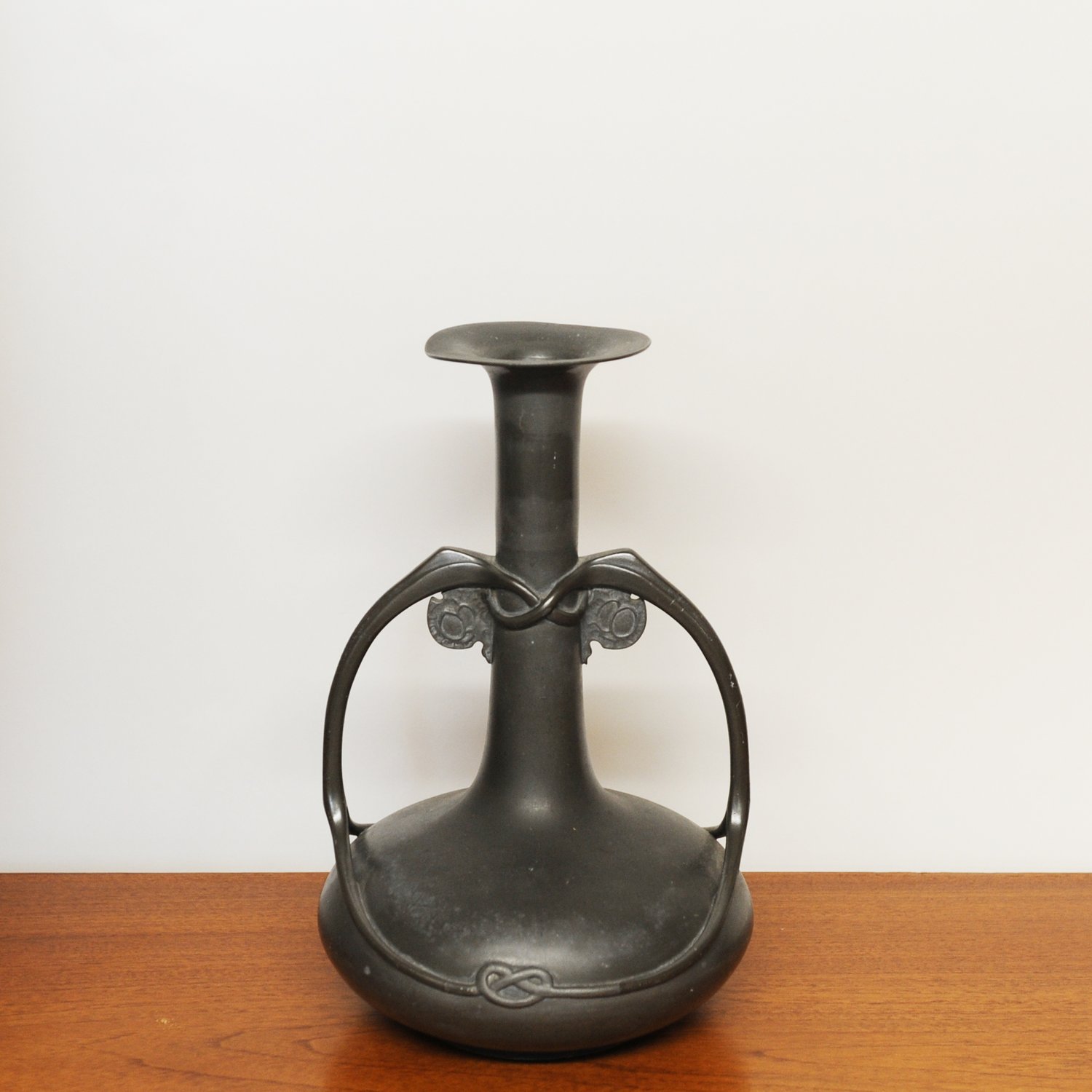 Tudric Pewter Twin Handled Vase By Archibald Knox For Liberty And Co, 1905