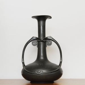 Tudric Pewter Twin Handled Vase By Archibald Knox For Liberty And Co, 1905