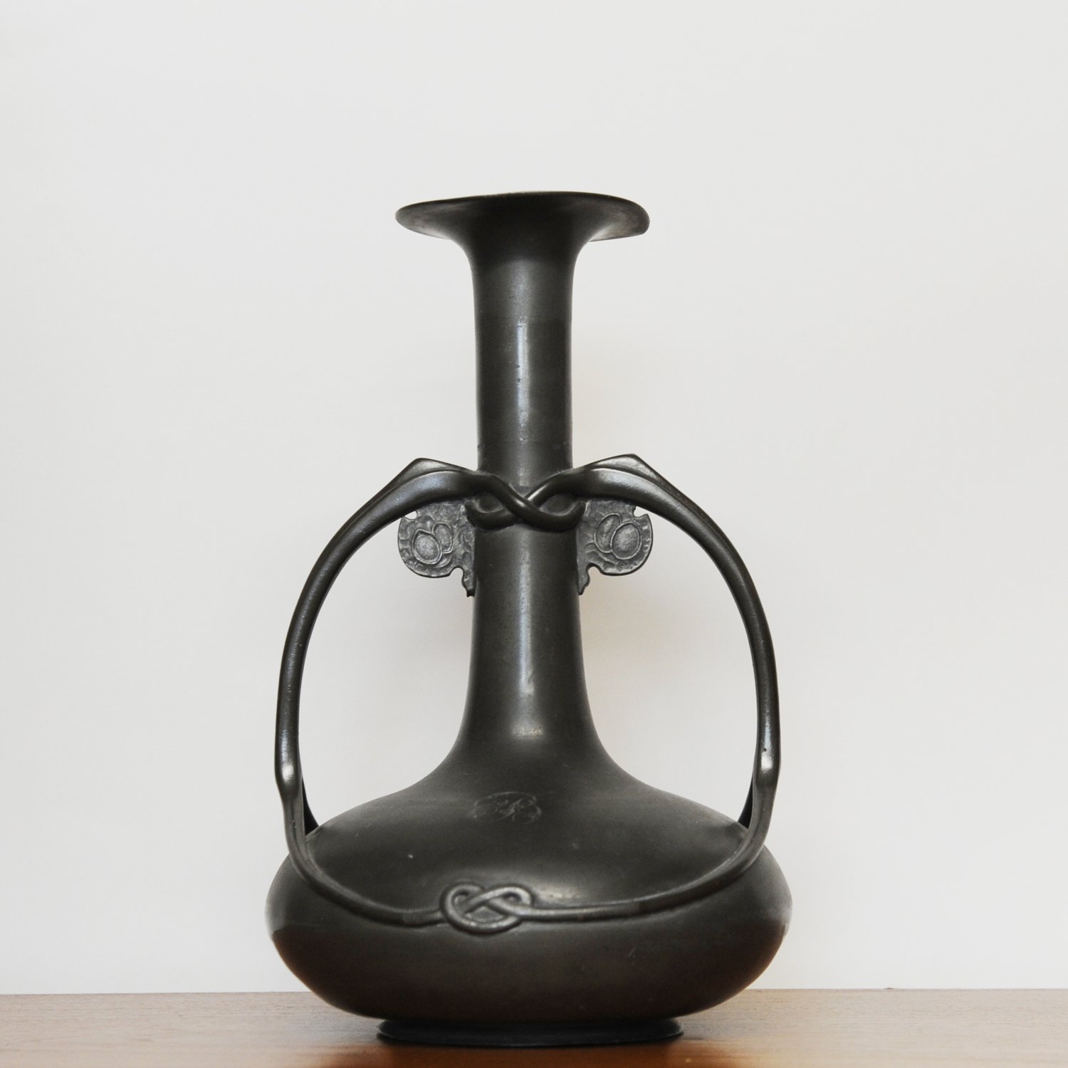 Tudric Pewter Twin Handled Vase By Archibald Knox For Liberty And Co, 1905