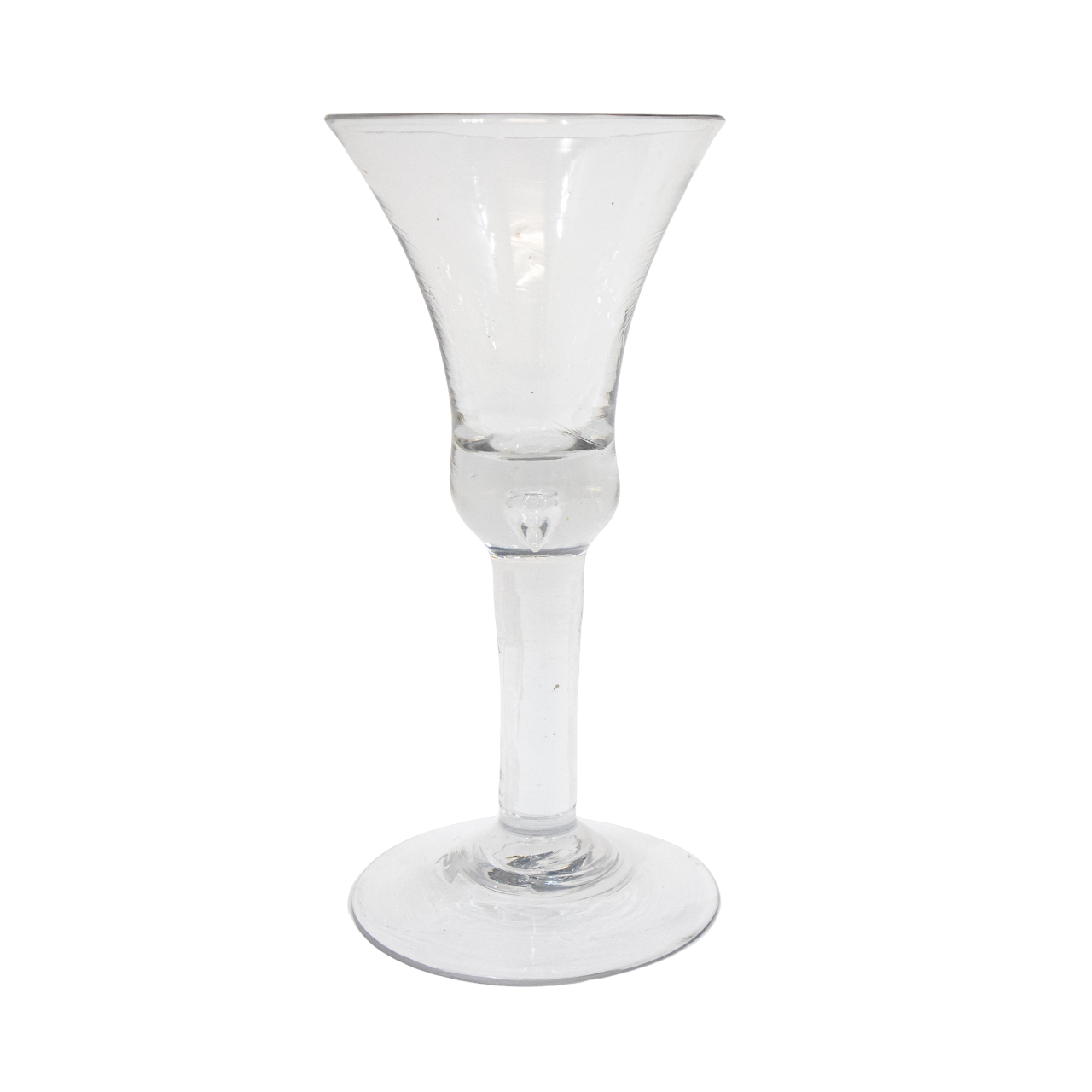 Early Georgian Teardrop Wine Glass