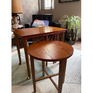 Vintage Nest Of 4 Teak Tables By Poul Hundevad For Novy Domov, 1960s
