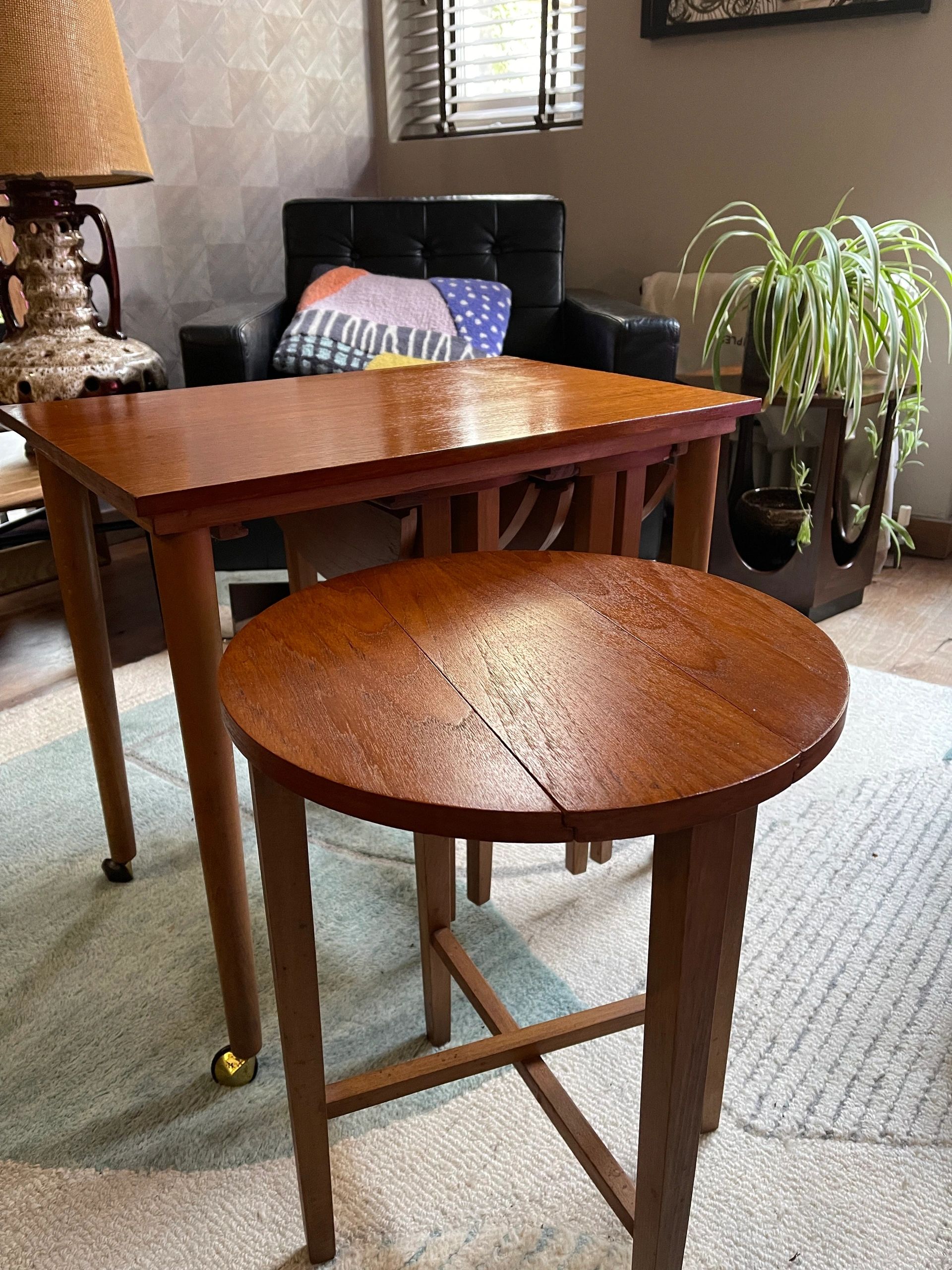Vintage Nest Of 4 Teak Tables By Poul Hundevad For Novy Domov, 1960s