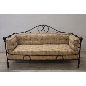 Antique iron sofa, late 19th century