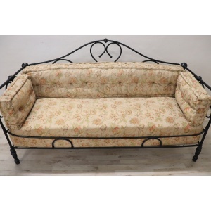 Antique iron sofa, late 19th century