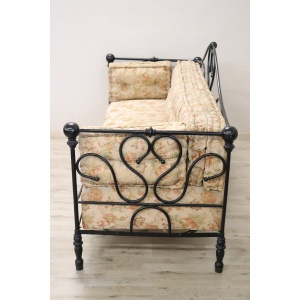 Antique iron sofa, late 19th century