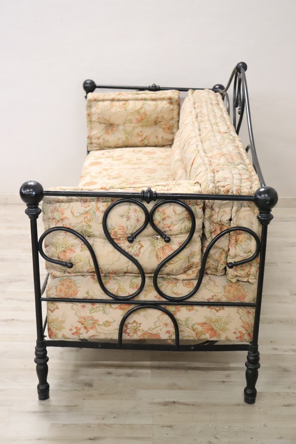Antique iron sofa, late 19th century