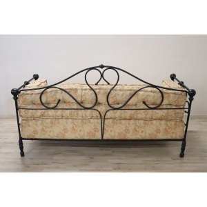 Antique iron sofa, late 19th century