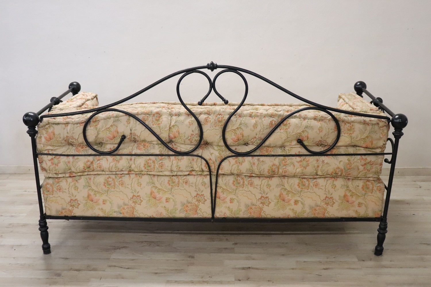 Antique iron sofa, late 19th century