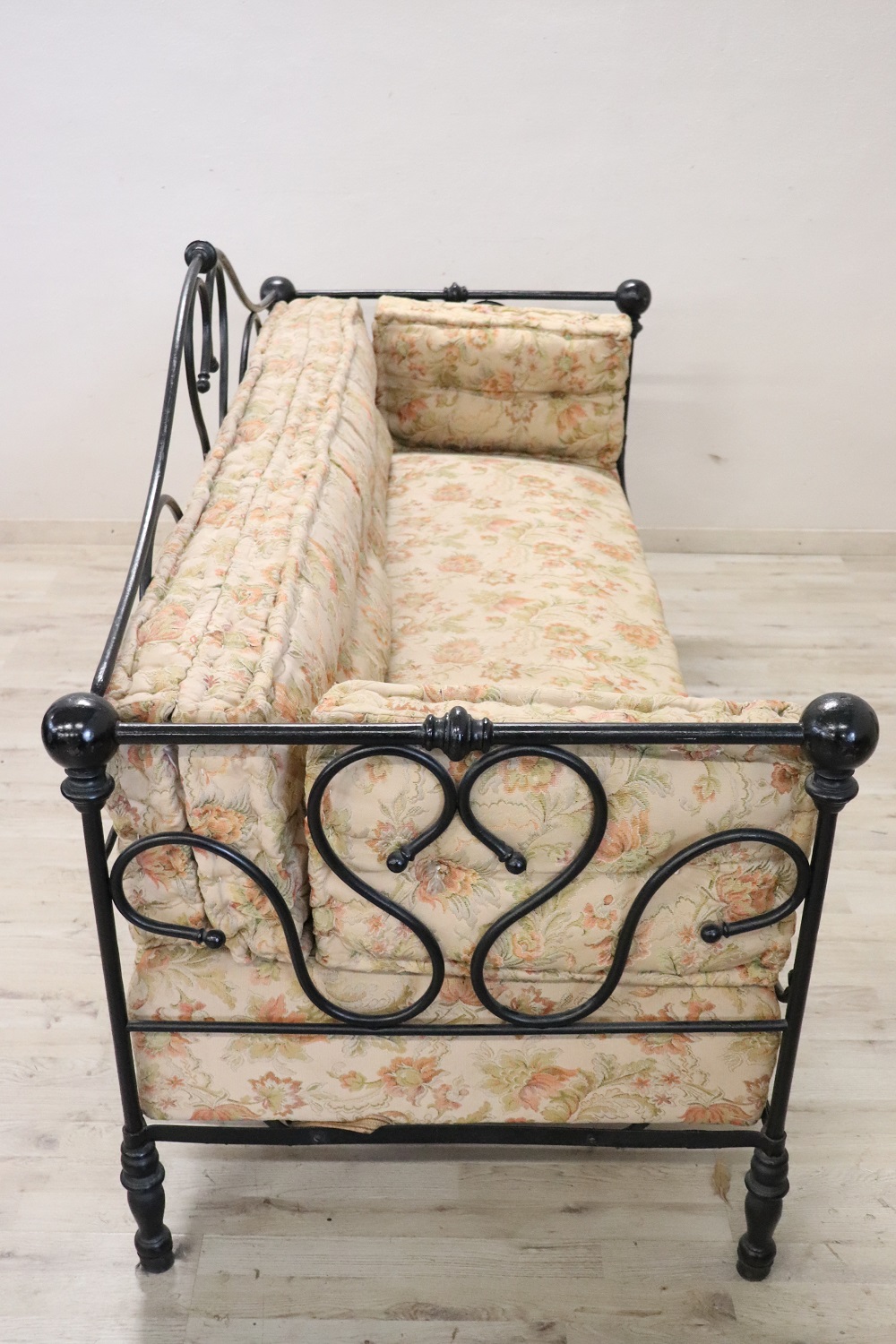 Antique iron sofa, late 19th century