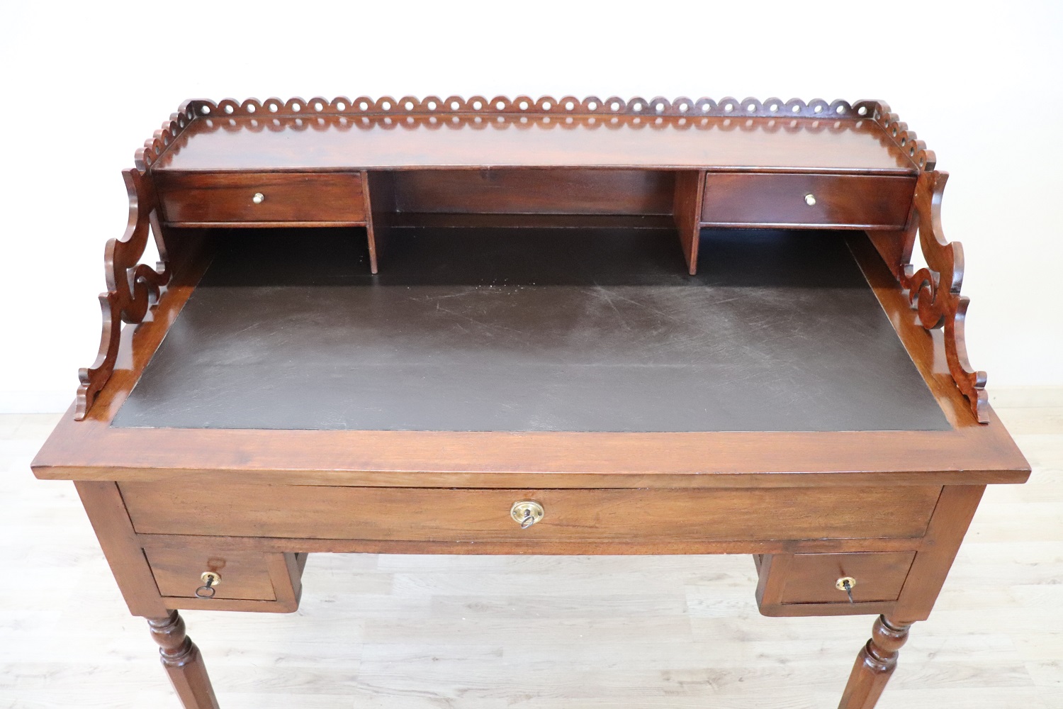 19th century antique walnut desk