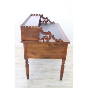 19th century antique walnut desk