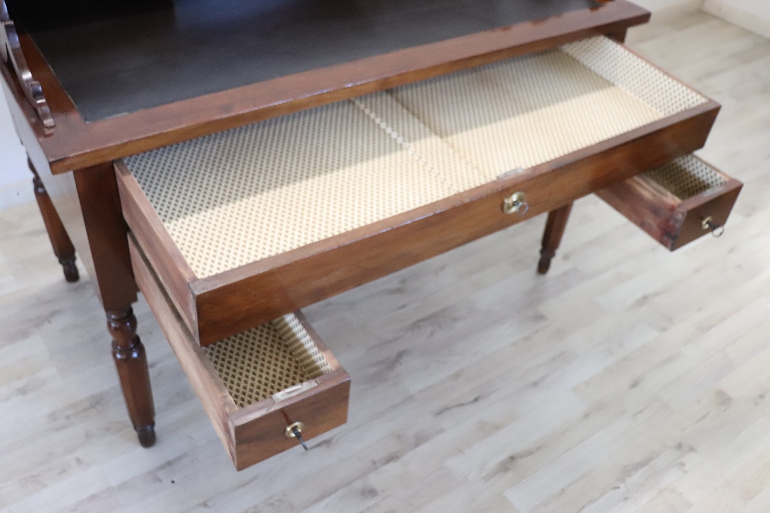 19th century antique walnut desk