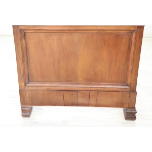 19th century antique solid walnut single bed