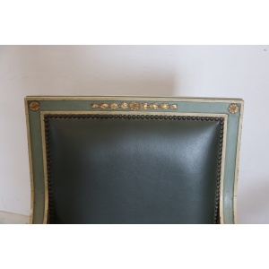 Pair of Louis XVI style armchairs