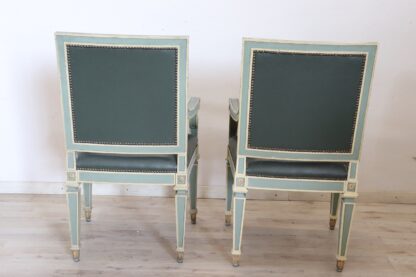Pair of Louis XVI style armchairs - Image 10