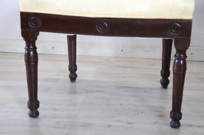 Pair of antique walnut armchairs - Image 8