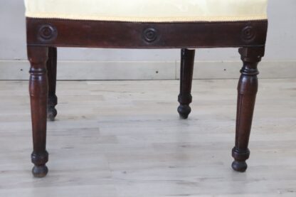 Pair of antique walnut armchairs - Image 9
