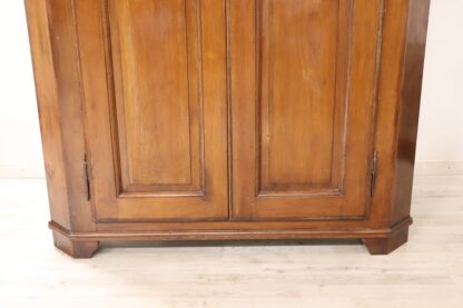 Antique solid walnut corner cabinet - Image 9